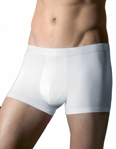 Derek Rose Men's Jack 1 Stretch Hipster Trunk, White, Large #TOP14