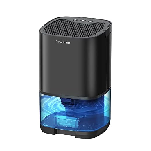 Dehumidifiers,LAOVER Dehumidifiers for Home 35oz Dehumidifier for Bathroom 2500 Cubic Feet(280 sq ft) with Two Working Modes 7-color LED Light Quiet Dehumidifiers for Bedroom Small Portable Auto-Off Dehumidifier for Basement Closet RV Kitchen Garages