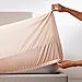 PeachSkinSheets Cooling Bed Sheets for Hot Sleepers - Ultra-Soft Breathable Peachskin Performance Fabric™, Moisture-Wicking, Deep Pocket Sheet Set, Oeko-TEX®, (King Size, Vanilla Bean)