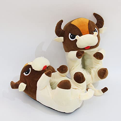 Chaussons vache drôles idée cadeau unisexe taille unique