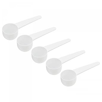 Amazon Co Jp Uxcell マイクロスプーン 10グラム測定スクープ プラスチック ラウンドボトム ミニスプーン ホーム キッチン パウダー測定 ベーキング用 30個 ホーム キッチン