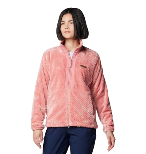 Columbia Damen Fire Side Full Zip III, Rosa Agave, XXL