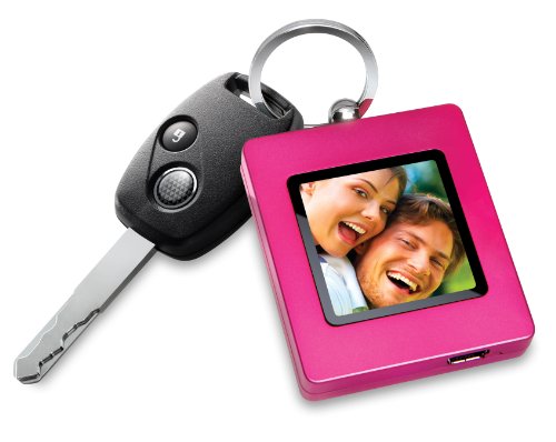 Shift3 Image Ultra Slim Digital Photo Keychain -Pink