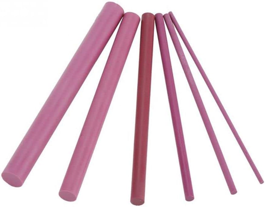 gofidin 6PCS 3000 Grits Ruby Sharpening Stone Cylindrical Whetstone Sharpener Professional Polishing Grinding Tool