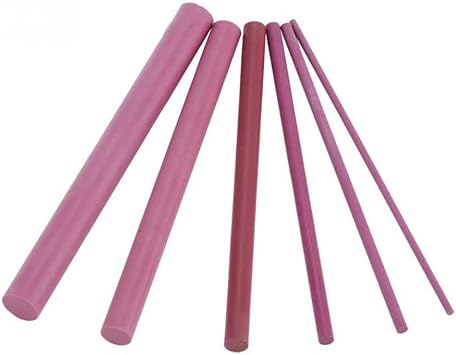 gofidin 6PCS 3000 Grits Ruby Sharpening Stone Cylindrical Whetstone Sharpener Professional Polishing Grinding Tool