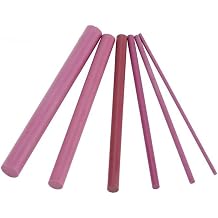 gofidin 6PCS 3000 Grits Ruby Sharpening Stone Cylindrical Whetstone Sharpener Professional Polishing Grinding Tool