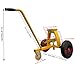 EQCOTWEA Marble Slab Handling Truck Stone Plate Handling Trolley Industrial Mobile Carrying Transportation Tool 880LB/400KG for Mmarble/Granite/Stone Yellow