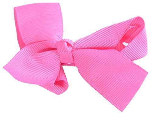 Image of Bow Clip Ribbon Hair Alligator Clip Grosgrain Slides Girl Prom Accessory Gift - Bubblegum