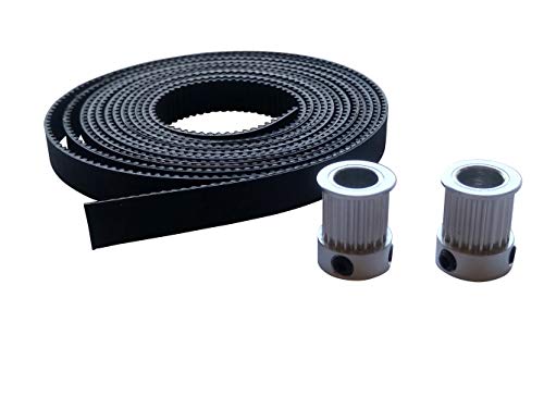 GT2 10mm SET (2m GT2 + 2 x Pullley 16z Ø5mm) Cover