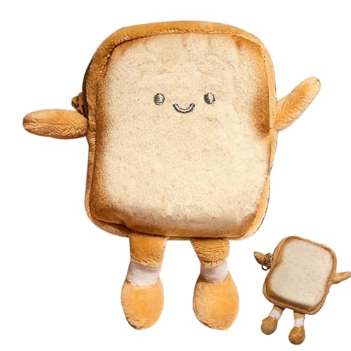 Sac à Pain - Sac Unique En Forme De Pain Grillé, Sac Inspiré Du Pain | Porte-Monnaie Pour Toast Porte-Monnaie Dessin Animé, Élégant Sac De Toast Pour Un usage Quotidien, Porte-Monnaie