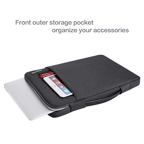 Mosiso 360 Protective Laptop Sleeve Compatible With Macbook Air/Pro, 13-13.3 Inch Notebook, Compatible With Macbook Pro 14 Inch 2023-2021 A2779 M2 A2442 M1, Vertical Bag With Handle&Pocket, Space Gray #TOP3