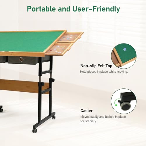 ALL4JIG Puzzle Board for Adults Gifts, Wooden Jigsaw Puzzle Table with 4 Drawers, Portable Puzzle Table for 2000 Pieces