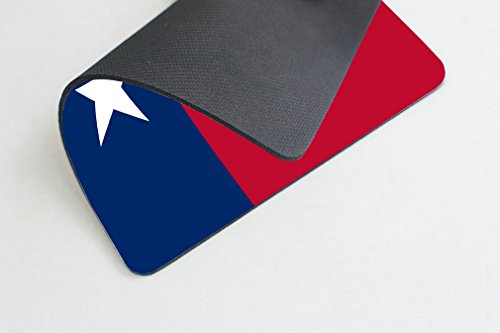 Pingpi Gaming Mouse Pad Custom Design,Texas State Flag Non-Slip Thick Rubber Large Mousepad Mat #TOP5