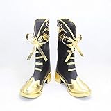 【Ayshone JP】ツイステッドワンダーランド ツイステ ルーク・ハント 風 コスプレ靴 コスプレブーツ 長靴 (女性25cm)