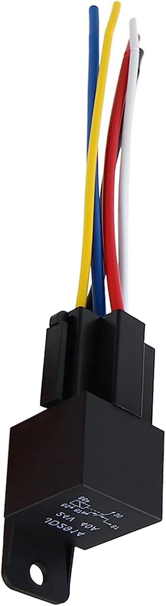 JD-2914 5 Pin DC 24V 40A Relay Multi-Purpose Automotive Relay Heavy Duty Standard Rel-ay for Car Motor, Auto Universal Replacement Accessories with Harness
