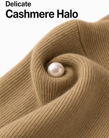 Anwiss 100% Cashmere Scarf (camel) - 3