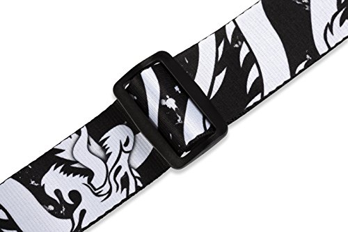 Levy’s MPD2-003 Sublimation Series 2 inch Polyester Guitar Straps - Les Beatles, Paul McCartney, John Lennon, RIngo Starr, George Harrison Levy's MPD2-003 Sublimation Series 2 inch Polyester Guitar Straps – Image 4