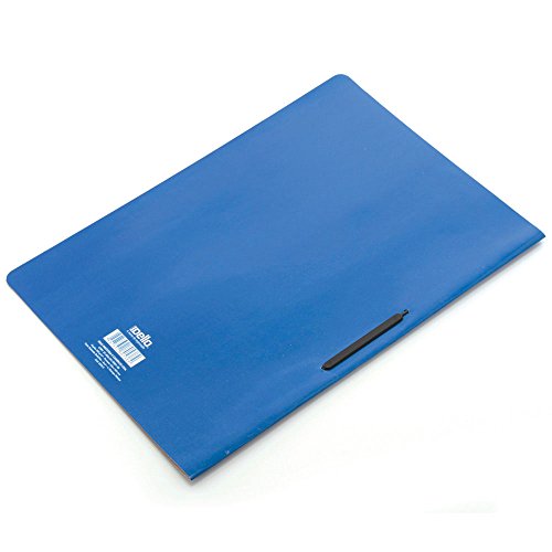 Pasta Ofício 340x245mm com ferragem plástica duplex Azul 1 unid - DELLO
