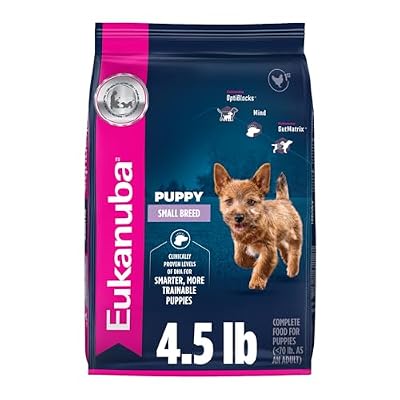Eukanuba Small Breed Puppy Dry Dog Food, 4.5 lb Bag