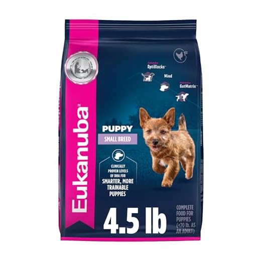 Eukanuba Puppy Small Breed Dry Dog Food, 4.5 lb Bag