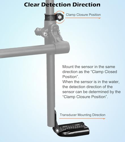 image for WINDFRD Livescope Transducer Pole Mount for Kayak, Live Sonar Transduc