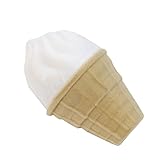 Material: plástico y felpa. geshiglobal 1 Pieza de Peluche de Helado de Boda Pendientes de Anillo Colgante joyería Caja de Regalo
