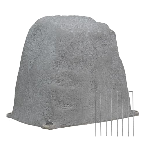 Sunnydaze 11'' H Small Faux Landscape Rock Cover, Gray by Sunnydaze Decor - Used condition - US$48.79