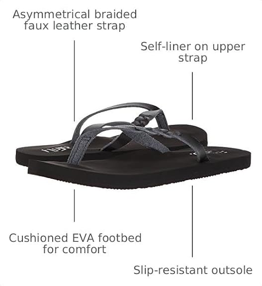 Flojos Serenity Women's Sandal, Thong W/Outside Strap Woven
