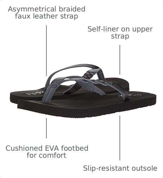 Image of Flojos Serenity Women's Sandal, Thong W /Outside Strap Woven