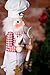 Clever Creations Chef Santa 15 Inch Traditional Wooden Nutcracker, Festive Christmas Décor for Shelves and Tables