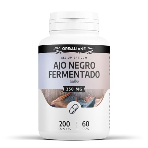 Ajo Negro Fermentado extracto   750 mg/día   Allium sativum   200 cápsulas | Premium, Natural & Formato Ahorro