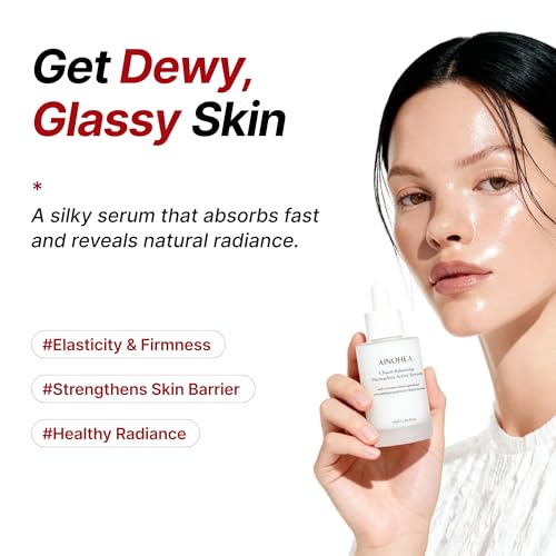 Chaom Balancing Dermaclera Active Serum – Glassy Glow Serum for Fine Lines, Radiance & Skin Elasticity, Anti-Aging Facial Serum, Milky Texture, for Firmed &Youthful Skin, Korean Skincare, 55ml - Image 3