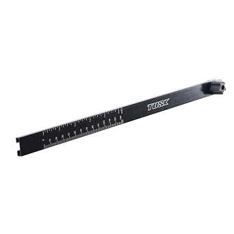 Tusk Sliding Sag Scale Adjustable Aluminum Tool for Dirt Bike RearShock RaceSag Measurement