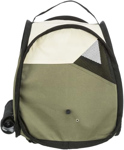 TRIXIE Transporttasche - beige/olivgrün 27 × 32 × 27 cm