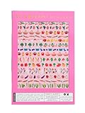 Deco Beauty Farmer's Market Nail Stickers - Lightweight & Easy-to-Apply Nail Art with Cute & Trendy Design - Durable & Long-Lasting Nail Sticker for Women, Ideal for DIY Manicures & Salon-Quality Nail