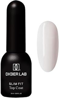 DIDER LAB - Premium No Wipe Gel Top Coat Slim Fit for Gel Nail Polish - Free of HEMA and TPO - Ultra-Thin Top Coat Gel Nail Polish for a Long-Lasting Manicure - Ideal for Weak Nails - 0.34 fl oz