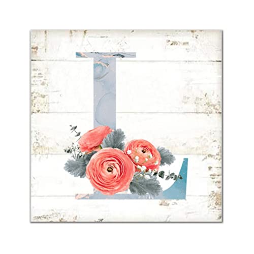 Lettres classiques en marbre sur bois décoration murale haut de gamme 30cm