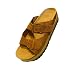 RSL Super Woman Sandalias Zapatillas de Moda de Verano Zapatos. (Beige Claro Hebilla, numeric_40)