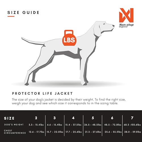 Non-stop dogwear Colete salva-vidas protetor, colete salva-vidas inovador para cães, colete respiráv