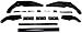 WARN 76258 Trans4mer Grille Guard - Black