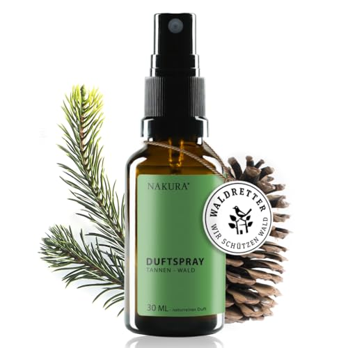 NAKURA Tannenduft Spray für künstlichen Weihnachtsbaum – 30 ml Bio...