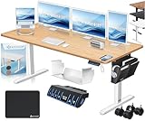 KESSER® Höhenverstellbarer Schreibtisch elektrisch 160cm x 70cm...