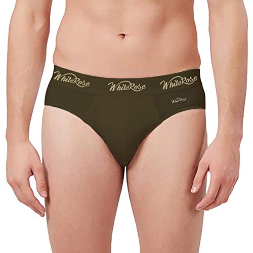 Image of White Rose Men's Cotton Brief (Pack of 1)