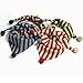 KORADI Girls Triangle Scarf Winter Warm Stripe Wraps Boys Fashion Neck Gaiters with Pom 2-8 Years