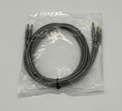 Câbles de raccordement modulaires mPatch Mini Eurorack Luigi's gris patch 90cm