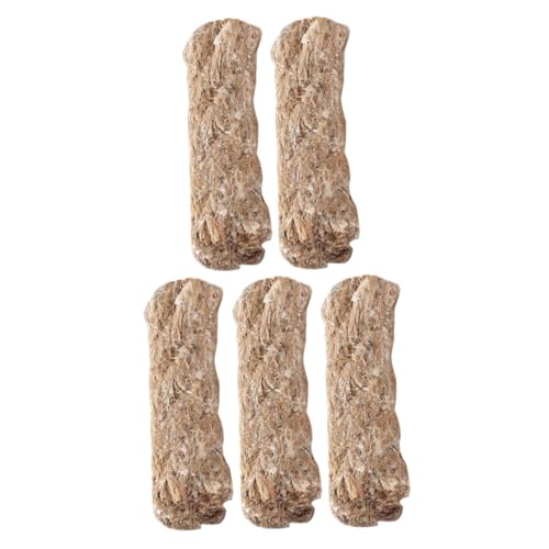 Kisangel 5Pcs Jute Fire Starting Rope BBQ Fire Starters for Outdoor Camping Hiking and Emergency Situations Lightweight and Ropes