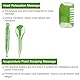 APOMOONS 7 Stück Gua Sha Massagewerkzeug Set, Akupressurstift Face Massager, Kopf Massage Faszienstab Akupressur Massageset, Harz Massage Zubehör Gua Sha für Gesicht Rücken Arme Beine (Grün)
