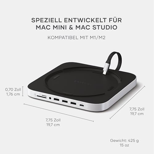 Satechi USB-C Hub mit SSD-Gehäuse für Mac mini und Mac Studio