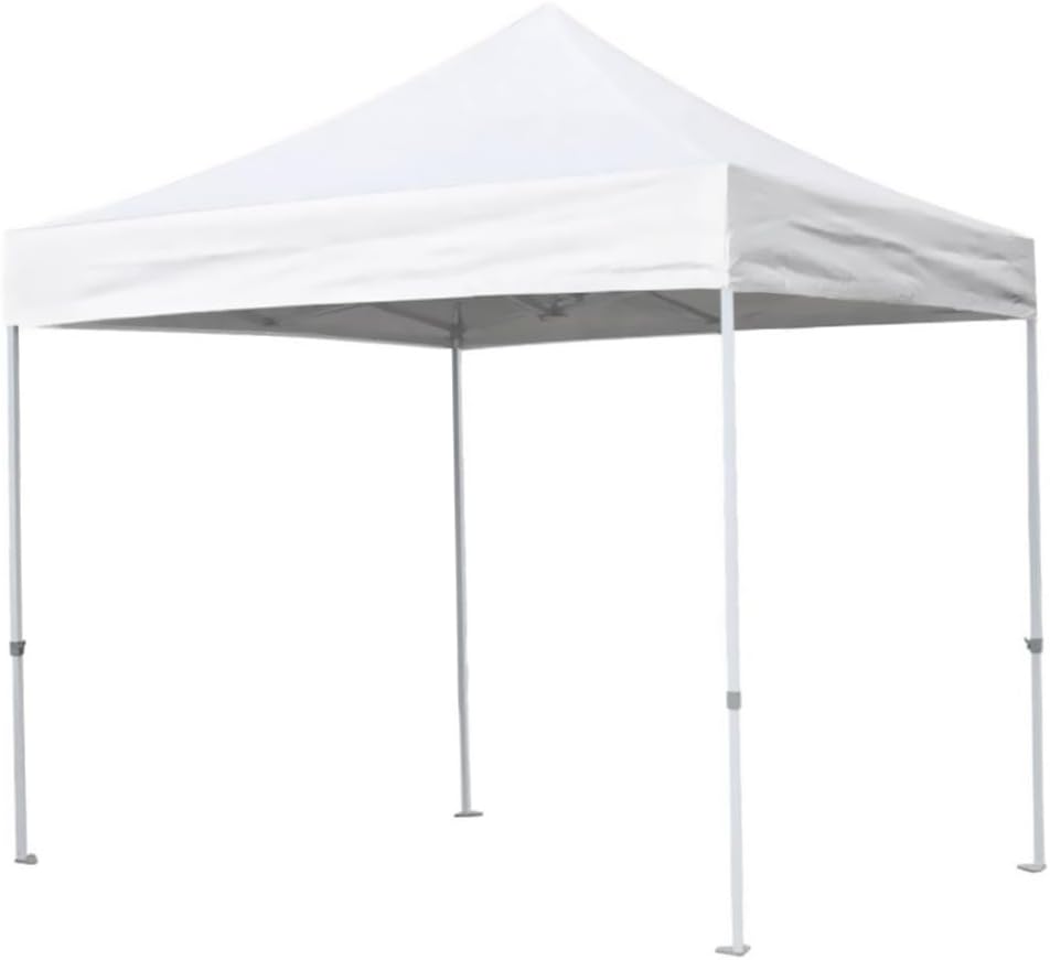 Canopy Replacement Cover 118.11x118.11in 420D Oxford Cloth Waterproof Replacement Gazebo Covers Sunshade Canopy Cover for Outdoor Garden White (Top Only)
