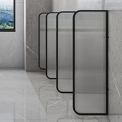 Tempered Glass Urinal Public Restroom Divider WC Partition Panel for Enhanced Privacy Durable and Stylish Urinal Separator for Commercial Use